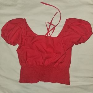 Women's Red Blouse